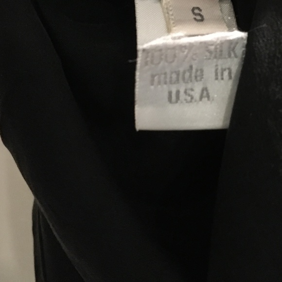 Black - silk Camisole - Picture 3 of 3